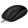 Logitech B110 Silent Ratón Óptico Negro